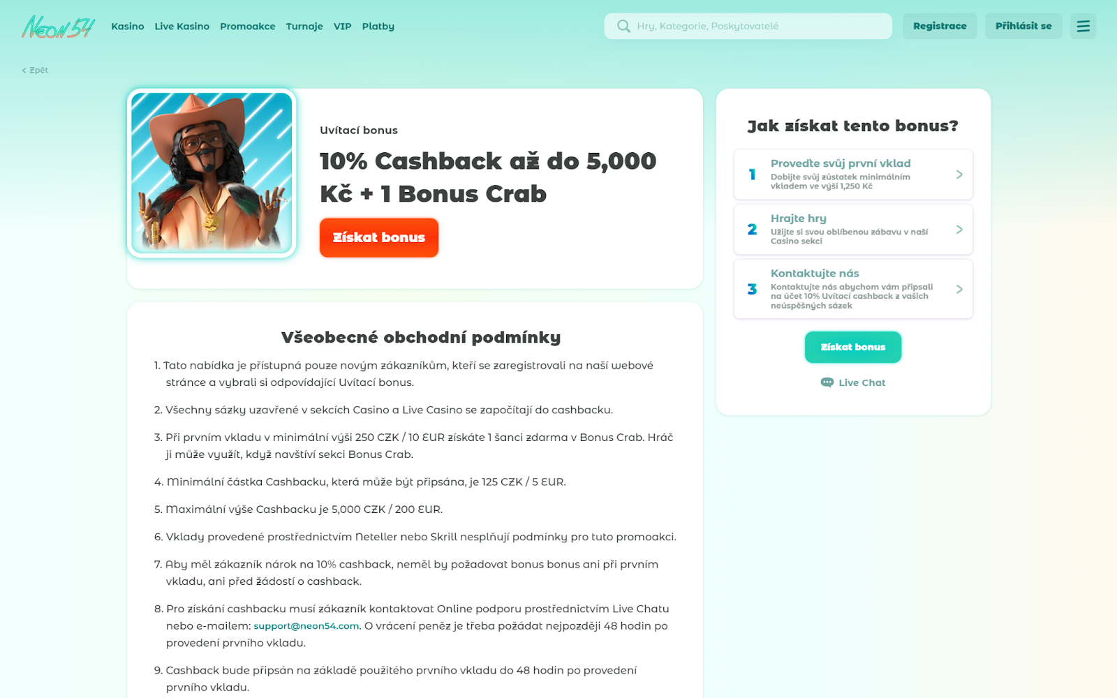 Cashback ve výši 10% umožňuje hráčům získat zpět část jejich prohraných peněz